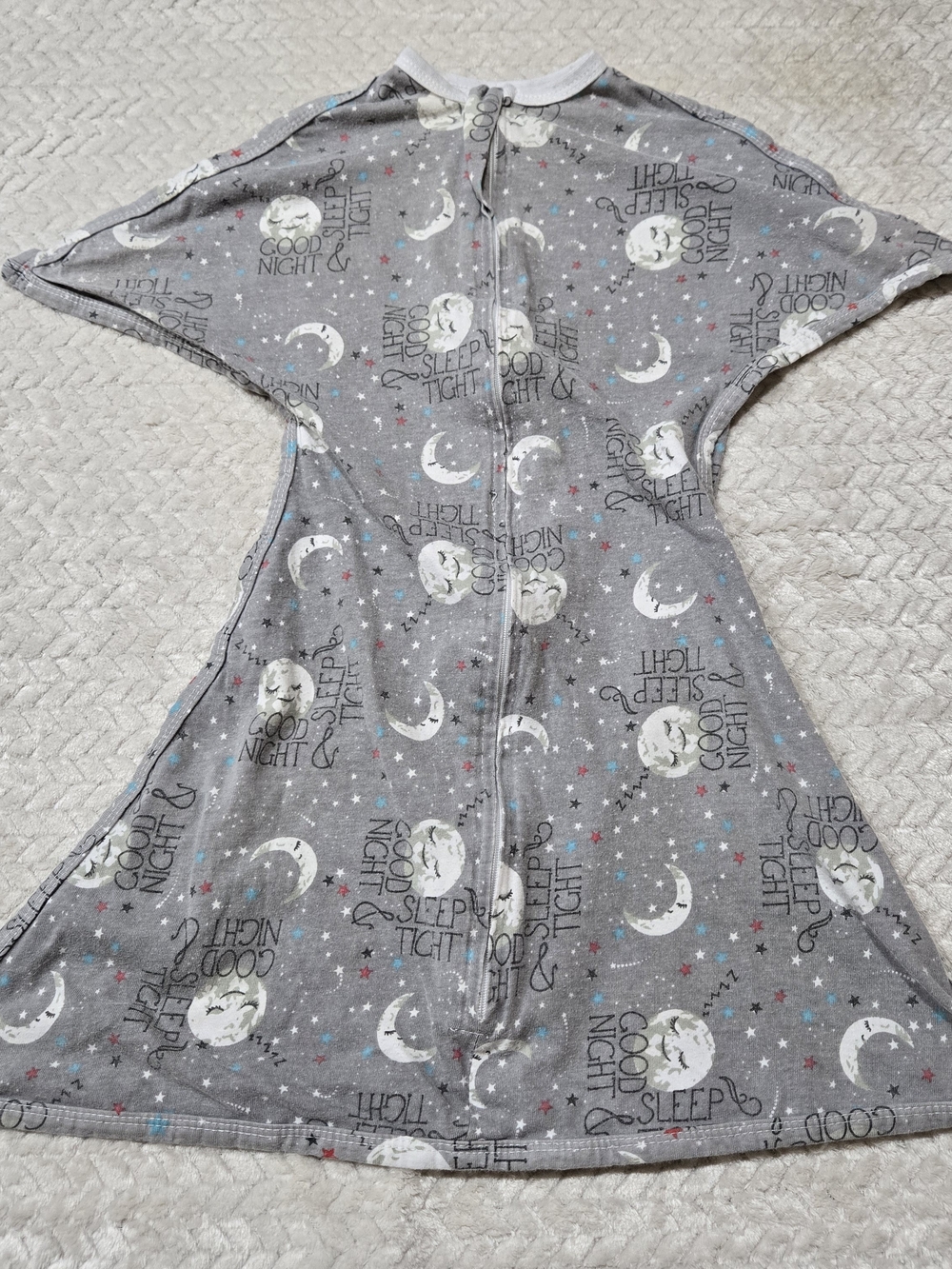 Sleeping Baby Zipadee Zip Small 4M-8M Cotton Swaddle Transition Sleep Sack